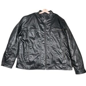 Moonshine Spirit by Brad‎ Paisley Black Faux Leather Men's XL Jacket